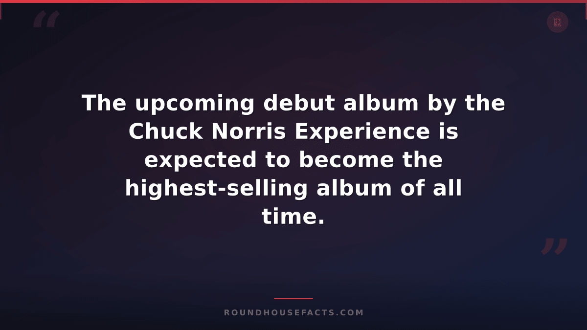 Chuck Norris Fact — The upcoming debut album by the Chuck Norris Experience is e